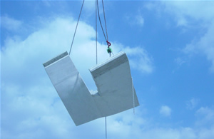 Stahlbeton und Treppen