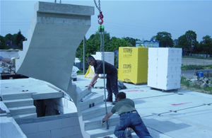 Stahlbeton und Treppen