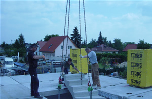 Stahlbeton und Treppen